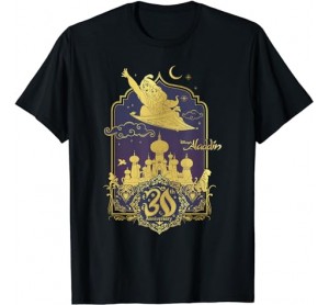 Disney Aladdin 30th Aladdin And Jasmine Magic Carpet Alt T-Shirt